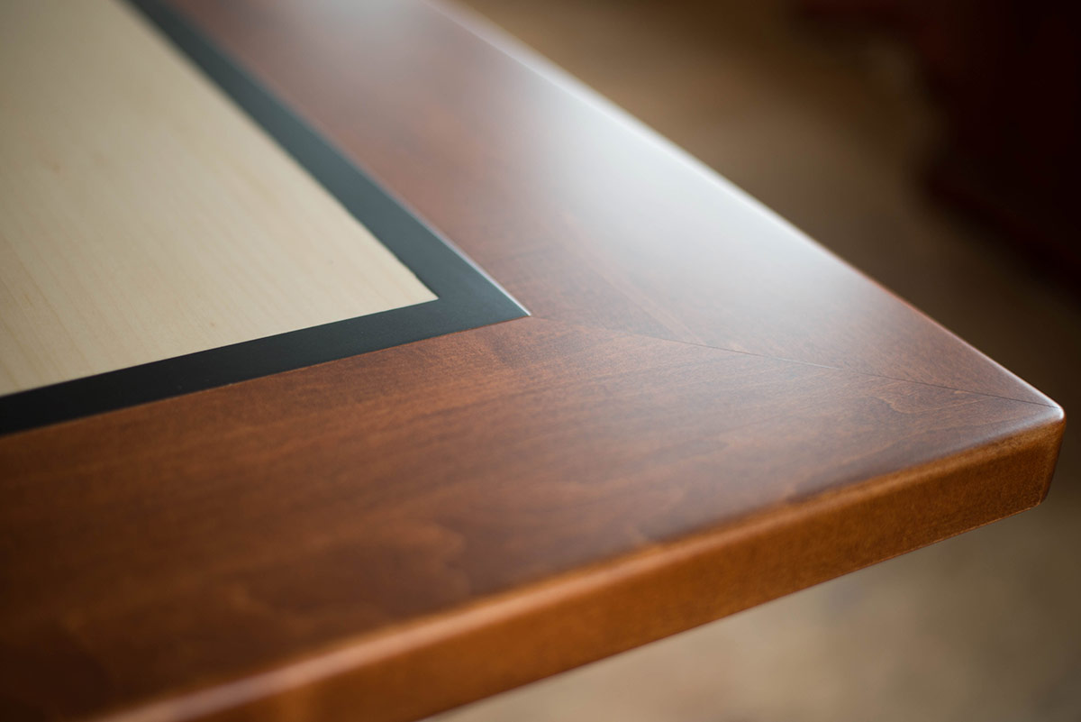 custom table with inlay